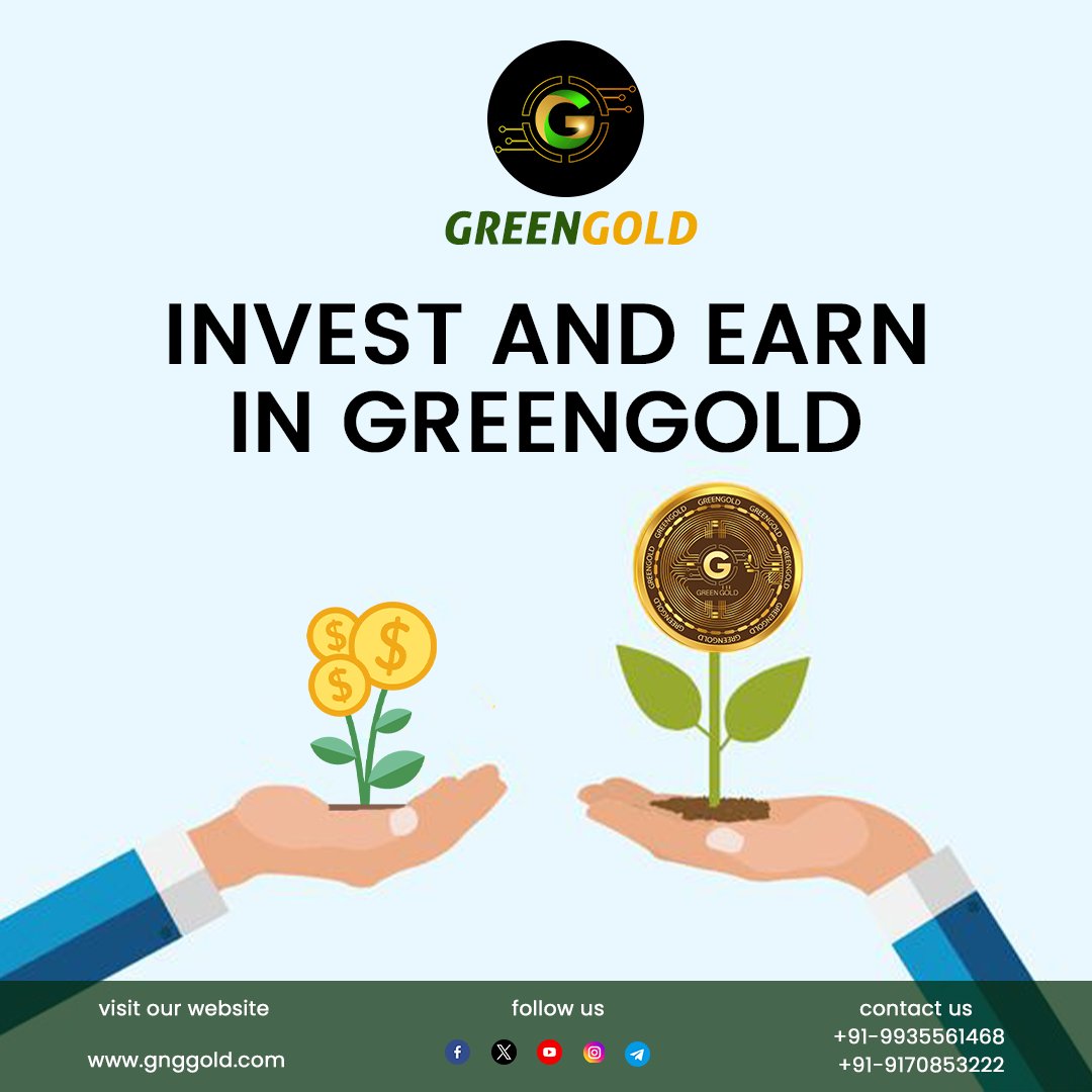 Invest and Earn in GreenGold✨💯📈💸✅
.
#gnggoldstaking #gnggold #greengoldinvesting #cryptotrading #passiveincomesource #cryptotrading
#cryptostaking #cryptoinvestor #cryptoinvester 
.
.
Disclaimer: Nothing on this page is financial advice, please do your own research!
