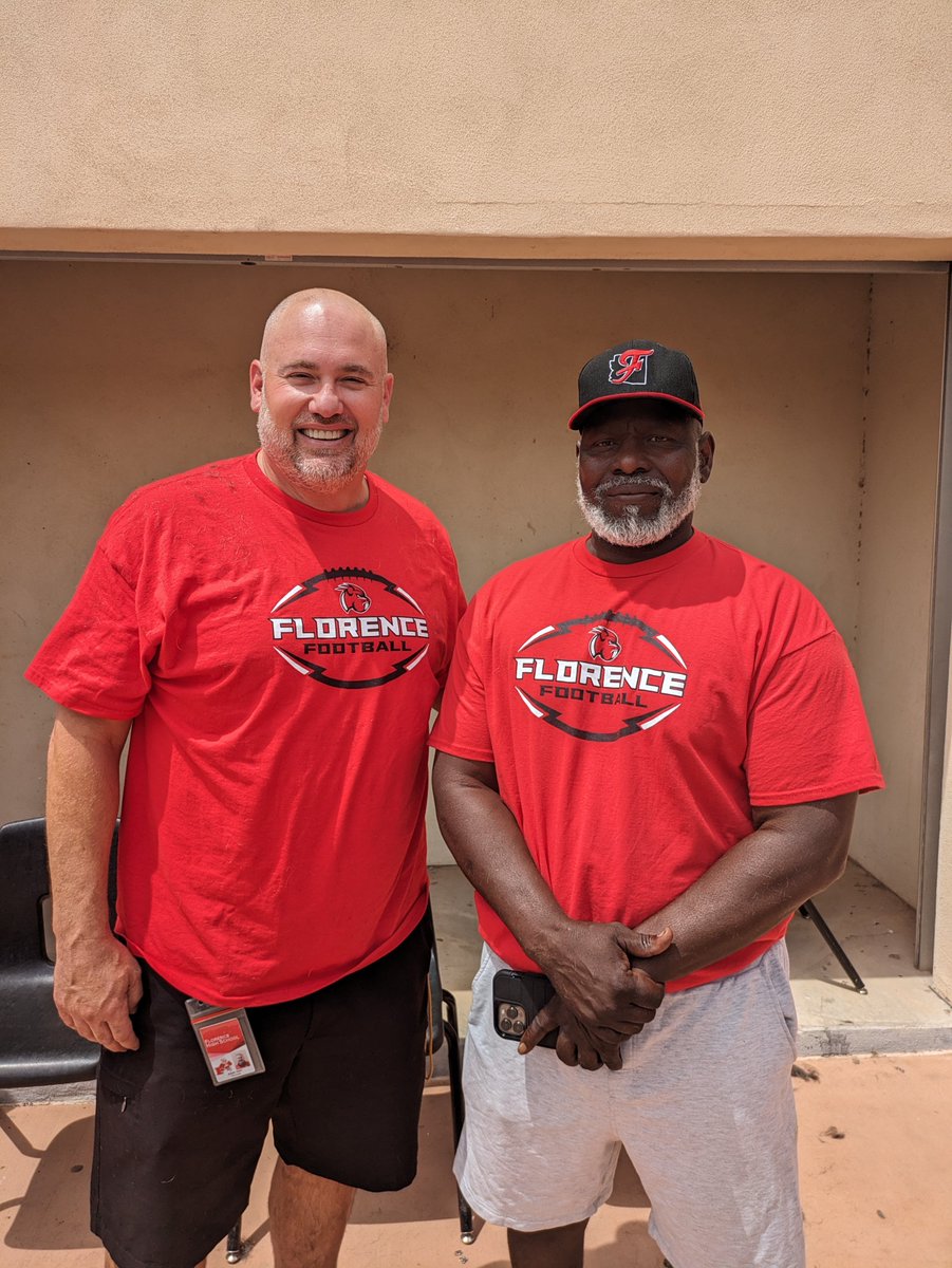 GopherHole_FHS's tweet photo. Our community helped us raise $1,500 for a fellow Gopher's medical bills. As promised, we had these fine gentlemen save their legs and Coach Hart save his head! @FlorenceFBall https://t.co/rcKAFxcxvT