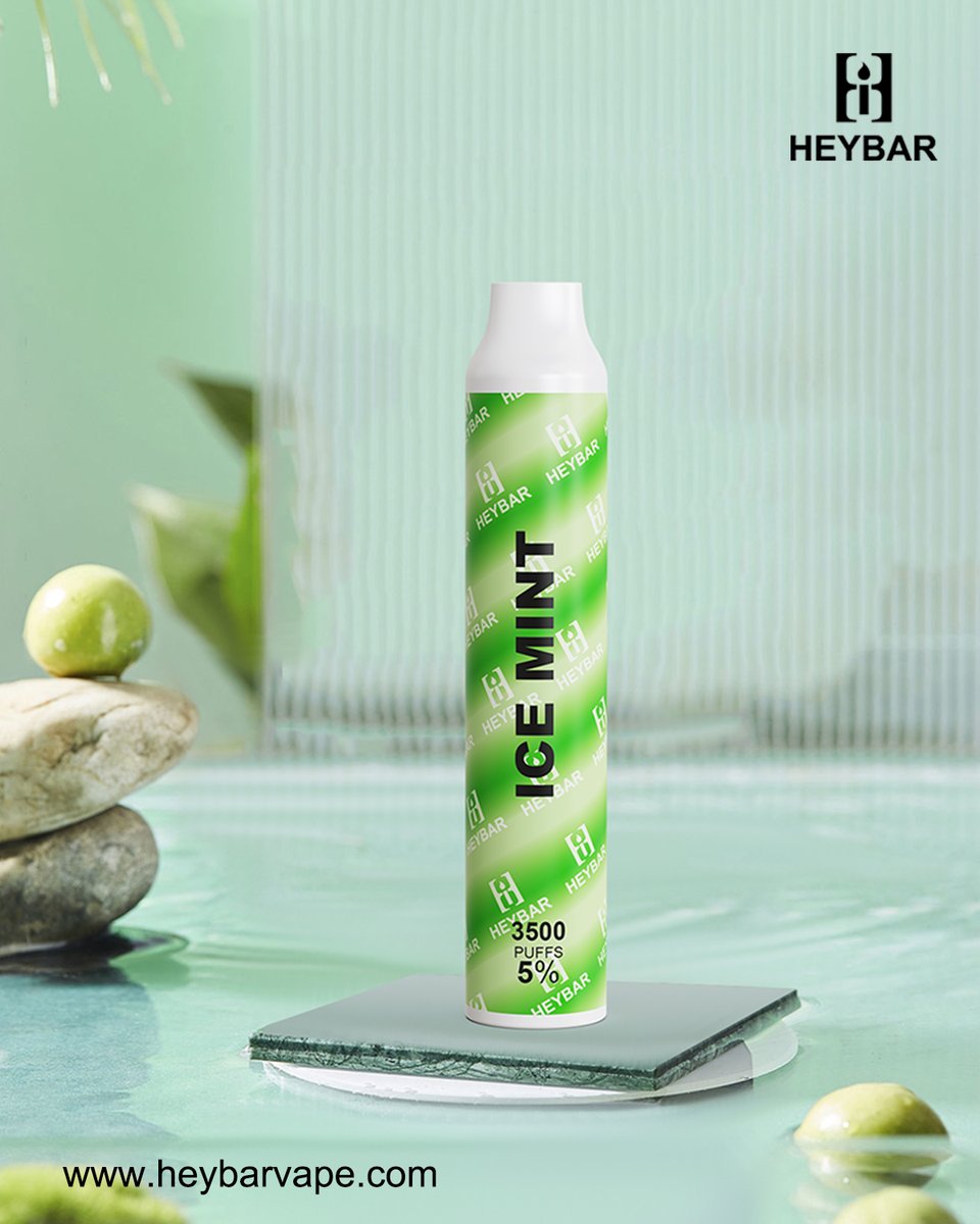 🐊Ice Mint: Experience the ultimate freshness that keeps on refreshing. A delightful fusion of crisp mint and creamy ice.  Perfect for adding a refreshing twist to your summer days. 🌿💦Contact Information: info@heybarvape.com
#HeybarWholesaleOpportunity#HeybarFlavors#3500Puffs