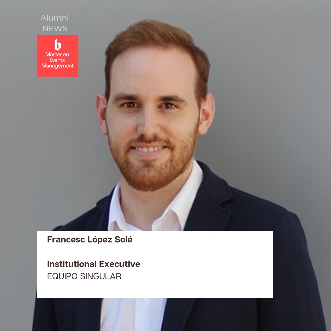 Màster Events Management Blanquerna tweet media