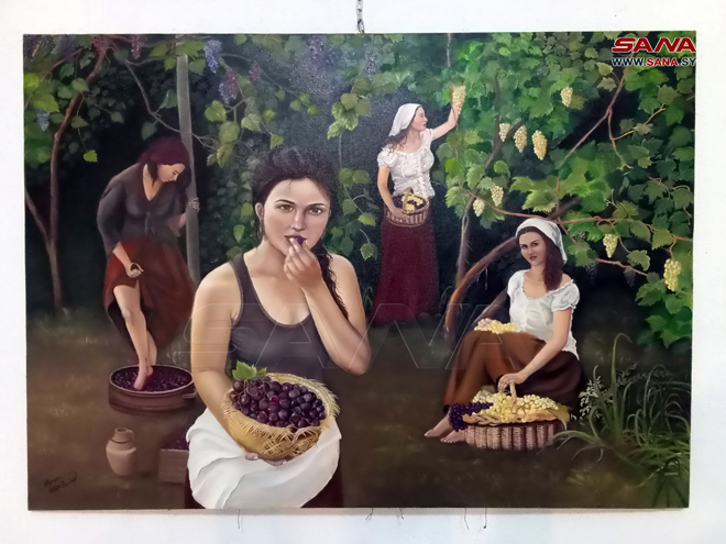 SANAEnOfficial's tweet photo. #Hope remains...an #exhibition by artist #Sherine #Rasho 🥰🌸🌼 https://t.co/jaFecYkLhw