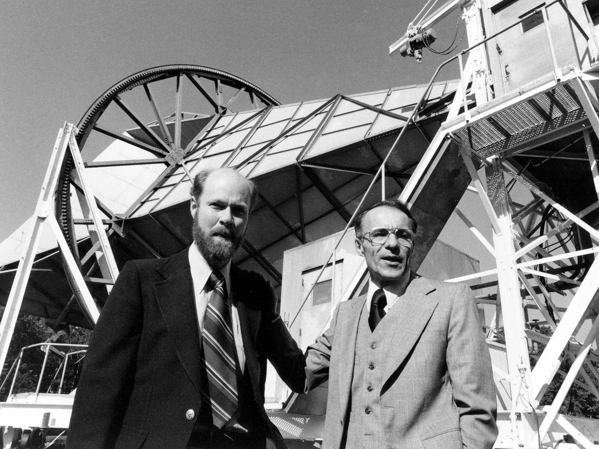 When the Universe flips through its family photo album, its baby photos are images of the Cosmic Microwave Background. The first observations of the CMB were made by accident by two scientists working at Bell Telephone Laboratories.