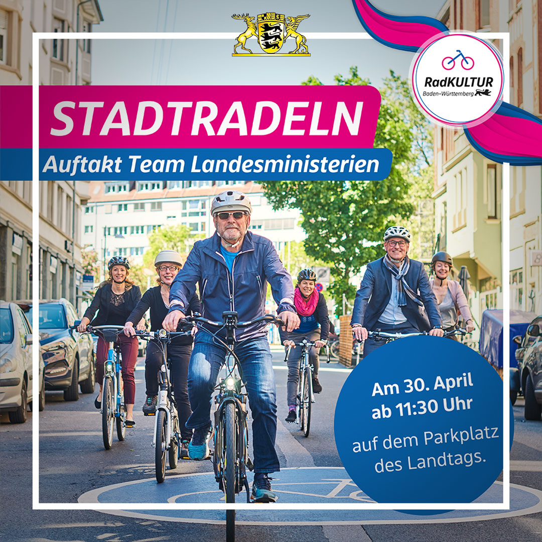 Der klimafreundlichste Wettbewerb ist zurück! Nächsten Dienstag starten wir das #STADTRADELN in Stuttgart. Liebe #Fahrrad Community, kommt vorbei und radelt mit.