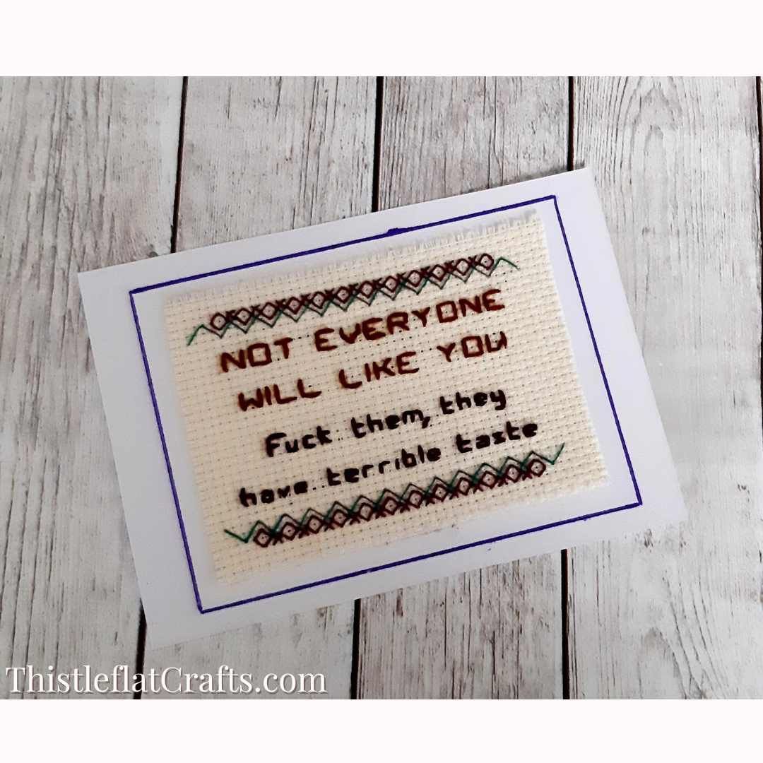 Life is too short to please everyone. Especially those with questionable taste... Put this in a prominent space and use it as your daily mantra 😄 Check out the range at ThistleflatCrafts.com #earlybiz #ThursdayVibes