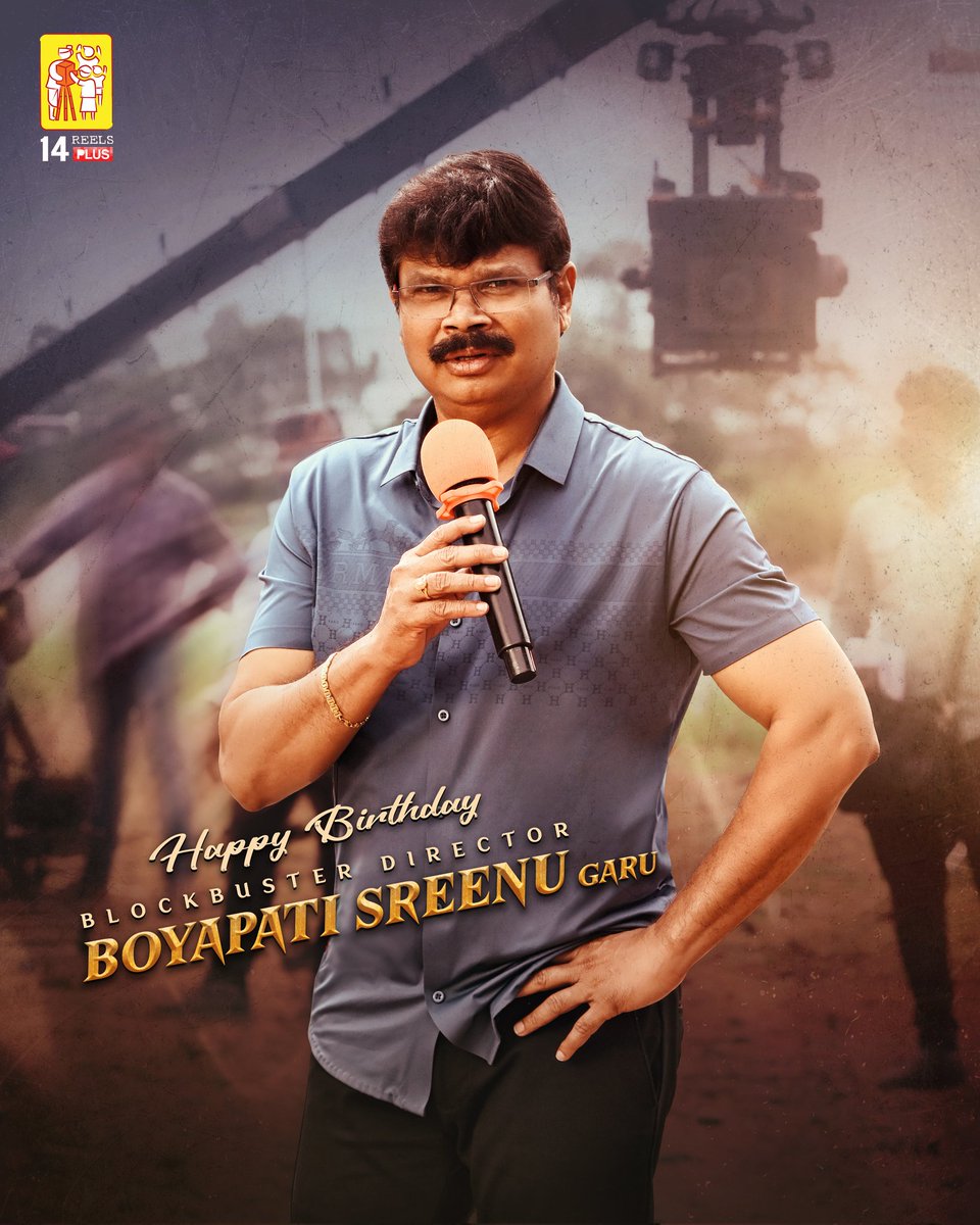The man who redefined mass cinema 🔥🔥 The creator with a vision larger than life 💥💥 Wishing our blockbuster director #BoyapatiSreenu Garu a very Happy Birthday ❤‍🔥