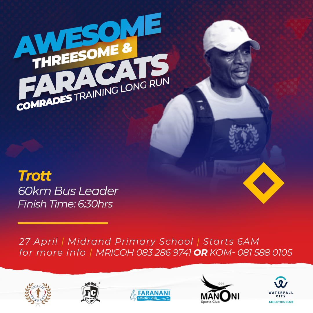 No matter what you do, make sure Sub-Halala is NOT ahead of you. Make sure you don't miss out. Enter here: entries.kitima.app #FaraCats #AwesomeThreesome @waterfallcityac @ChillieRunners @fatcats_ac