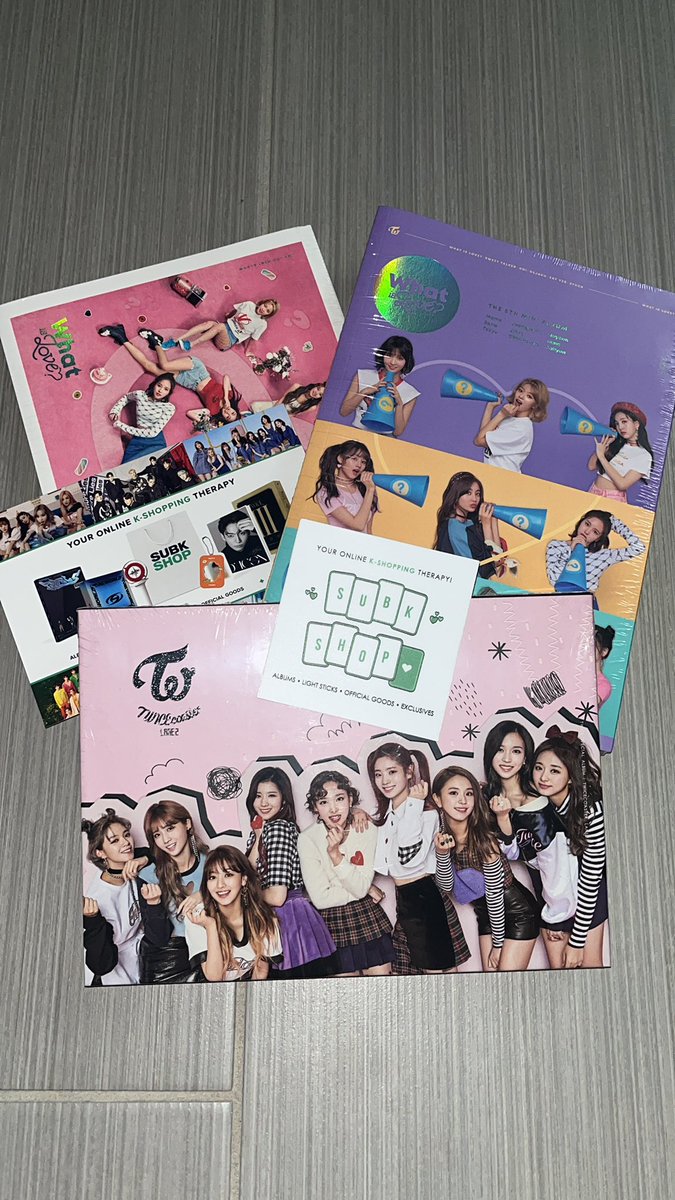 finally added some older twice albums to my collection thanks to @subkshop moving sale 🥰 #SUBKSHOP_OMGITSHERE