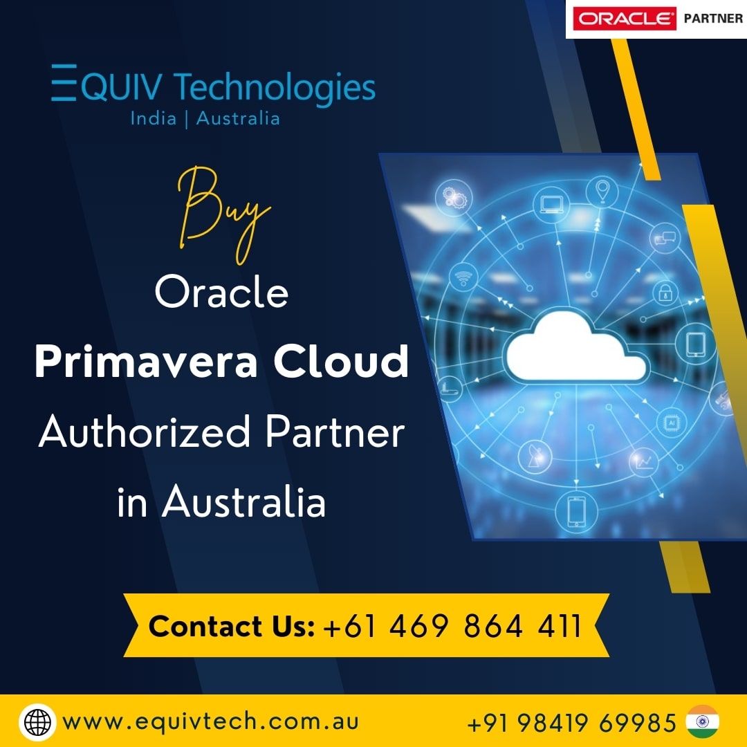 EquivTech's tweet image. Get Started with Equiv Technologies: Your Authorized Oracle Primavera Cloud Partner in Australia!
#equivtech #primaveracloud #OracleCloud #oracleprimavera #Cloud #technology #oraclepartner #informationtechnology  #oracle 
Visit Us: equivtech.com.au