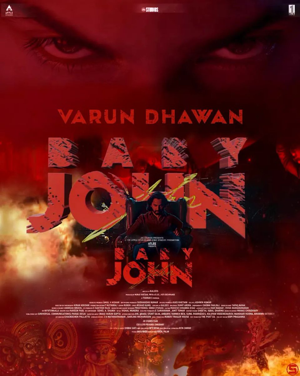 New Fan-Made poster of #BabyJohn #VarunDhawan