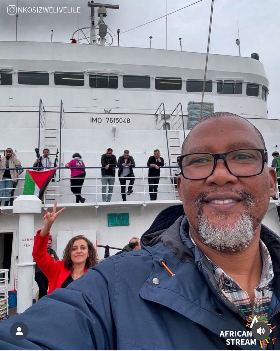 Nelson Mandela's grandson joins the Freedom Flotilla set to sail to break the Israeli blockade on Gaza.