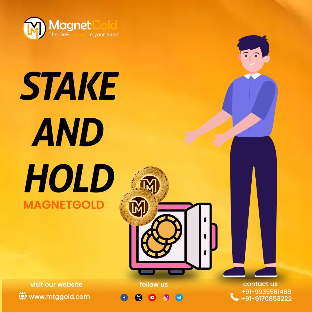 YMagnetgold's tweet photo. Stake and Hold MagnetGold✨🪙💯📈
.
#mtggoldinvestment #magnetgold #yourmagnetgold #cryptocurrency #cryptocurrencysolution #cryptocurrencytradingplatform #cryptocurrencytraders
.
.
This page doesn't give financial advice. Always do your own research before investing. https://t.co/2X4vxh37WQ