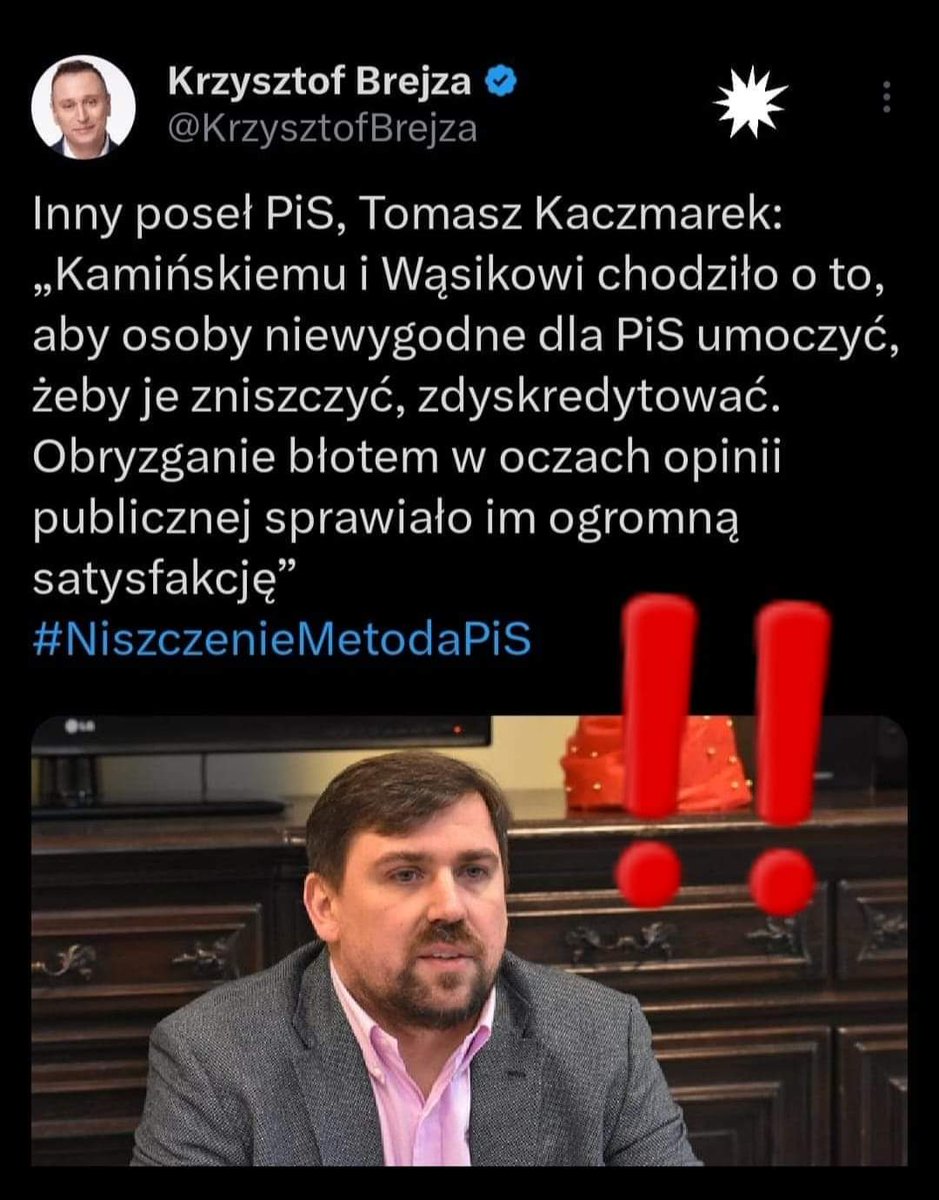 Dla Ceraty, będącego w wiecznym ciągu alkoholowym taka przypominajka 👇
@Kaminski_M_ 
#niszczeniemetodaPis
#CzasRozliczenia 
#CzasDoCeli