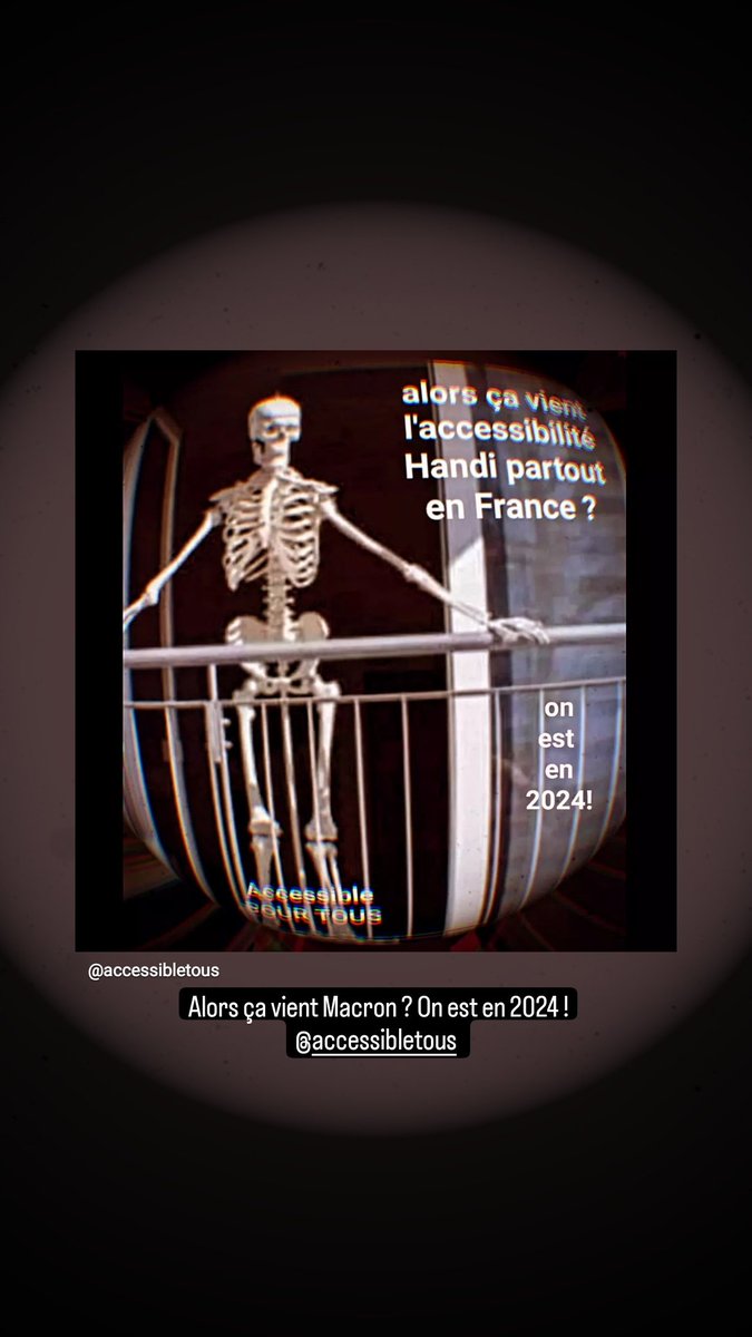 Alors ça vient Macron ? On est en 2024 !
<a href="/AccessibleTOUS/">♿ Accessible POUR TOUS ♿</a>