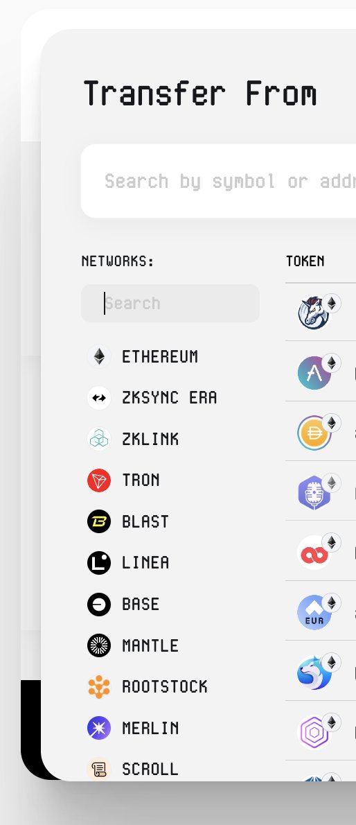 Always improving and advancing 🛠️ We furnished the Symbiosis swap page with the separate network search bar! Now it's even easier for you to evaluate the entire range of networks (there are 27 of’em, and the numbers are growing) and choose the right pairs for swaps and bridges.…