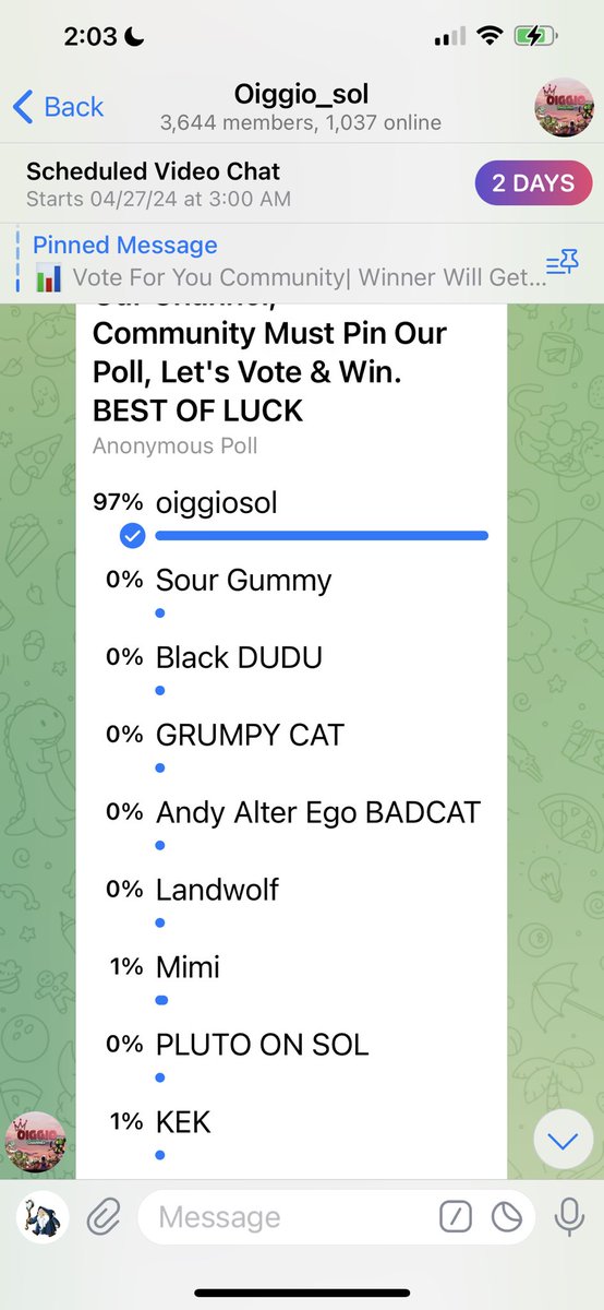 Vote in us 

t.me/COINGECKO_US/9…