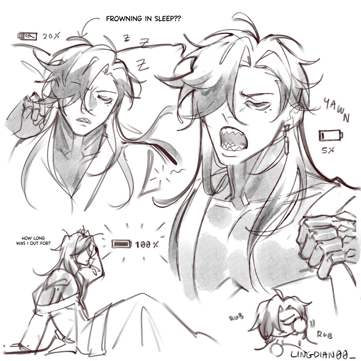 lingdian00_'s tweet photo. eepy boothill doodles for warmup 🪶💤
#boothill https://t.co/oyo6EwDQP0