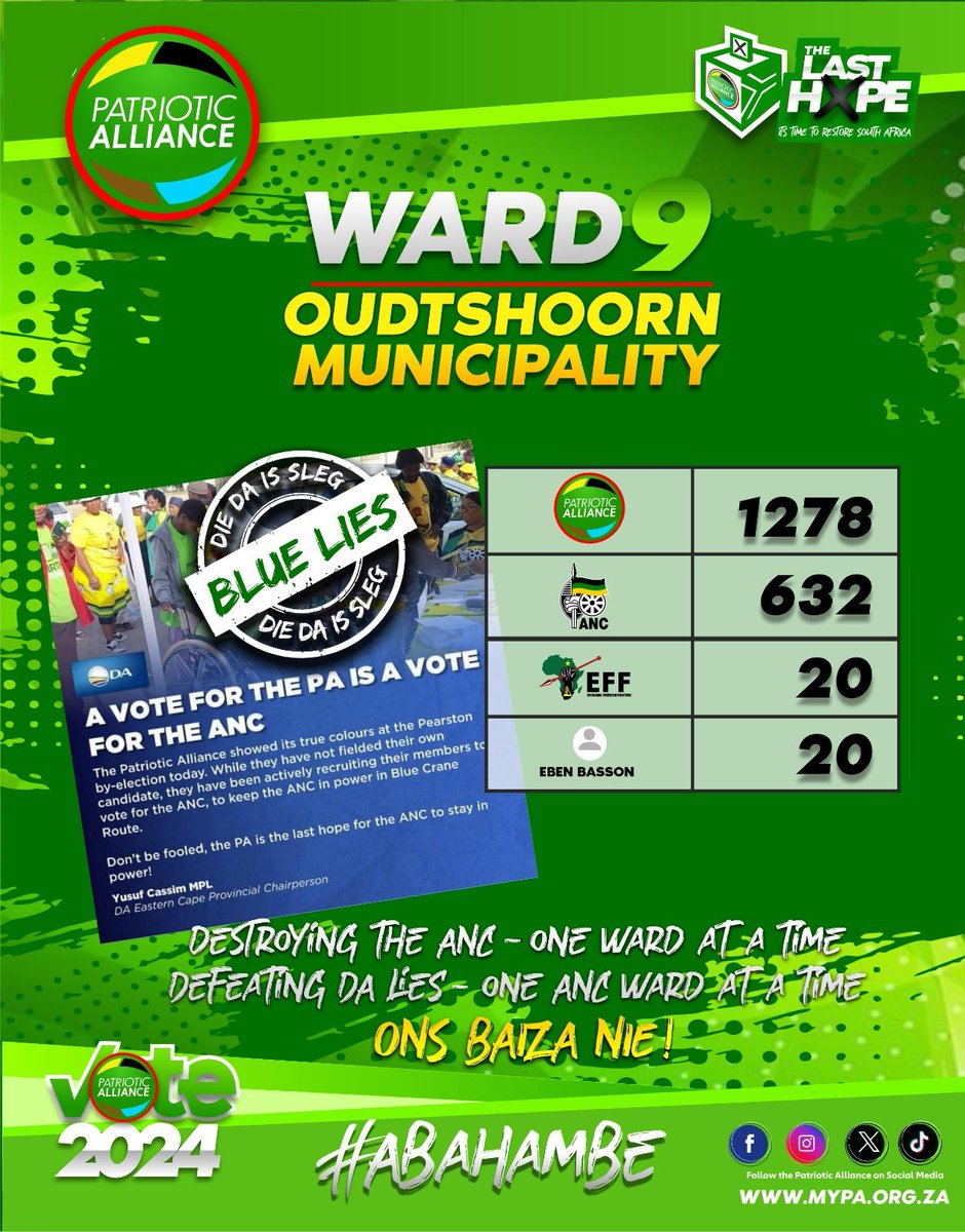 Patriotic Alliance tweet media