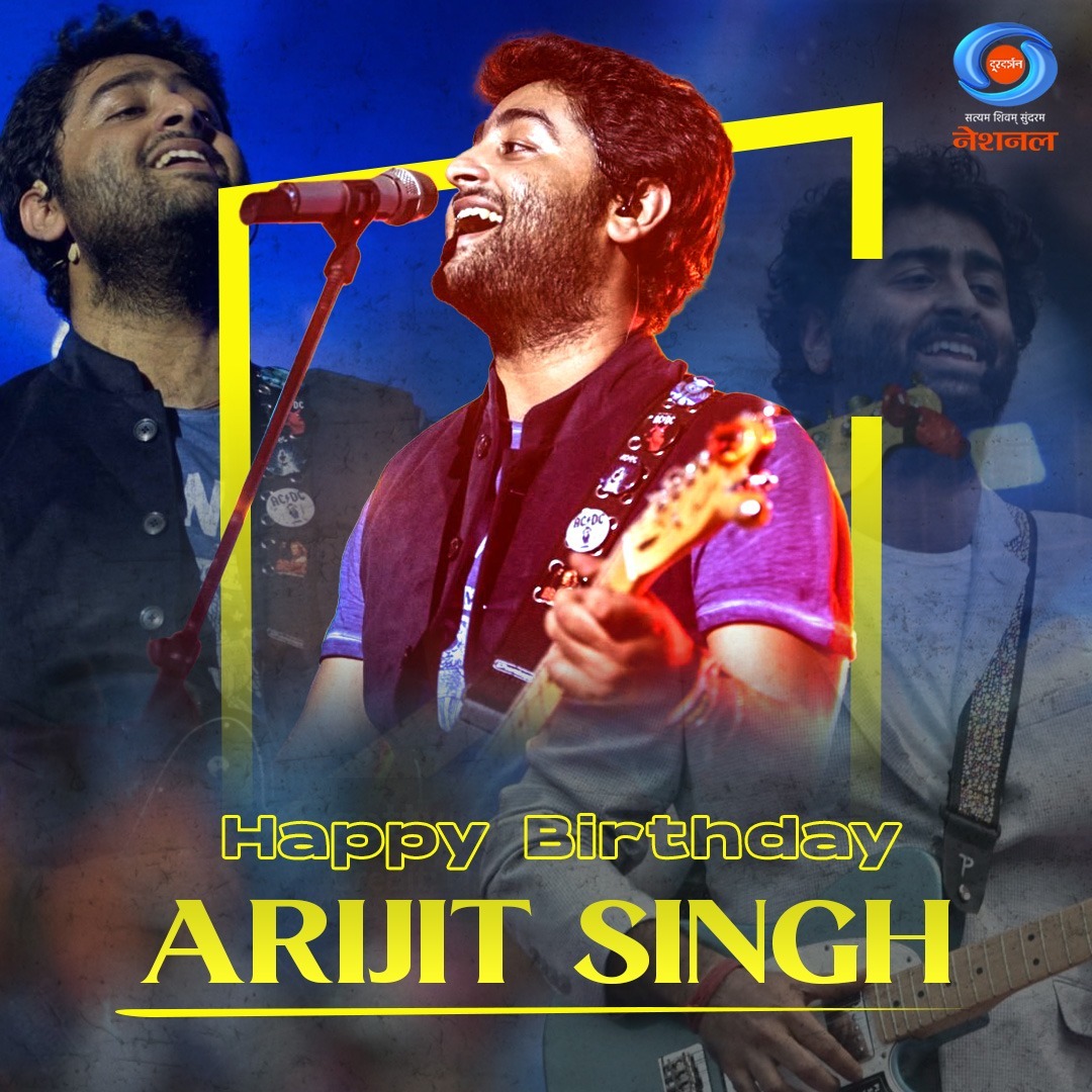 Happy Birthday to the soulful voice behind countless melodies, Arijit Singh! Your voice has the power to heal and inspire. #ArijitSingh #HappyBirthdayArijitSingh #KingOfMelodies