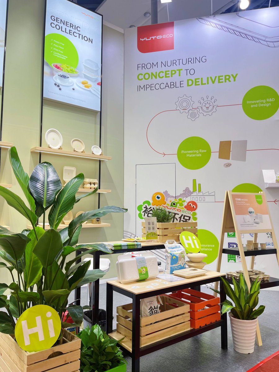 SZYUTOPET's tweet photo. YUTOECO in the 136th canton fair 📷
Booth：Area A Hall 4.2 E39-41
We bring a new product--plant fiber cat litter by bamboo and bagasse，welcome to our booth and have a happy conversation. https://t.co/5tZl4navsY