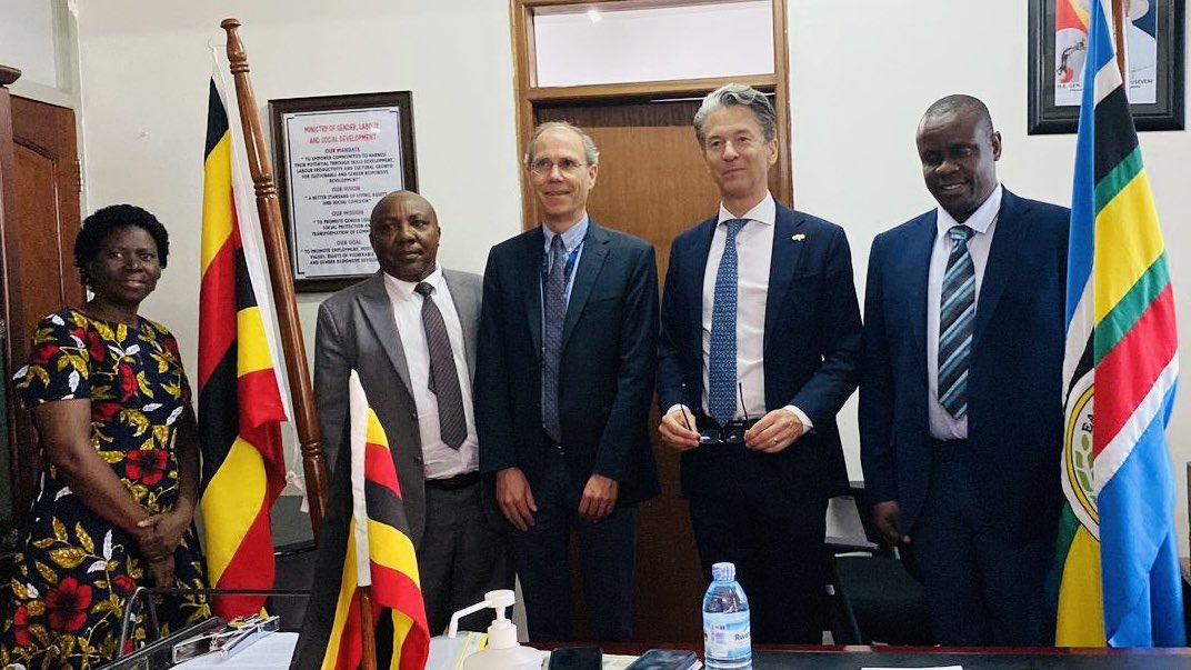 A pleasure to meet Hon @BalaamAteenyiDr, new State Minister for Youth & Children Affairs. With Uganda’s young population Uganda, it is an important portfolio indeed, and the @EUinUG is fully committed to support, through eg @GlobalSpotlight, @The_OAH_Africa & @EUErasmusPlus.