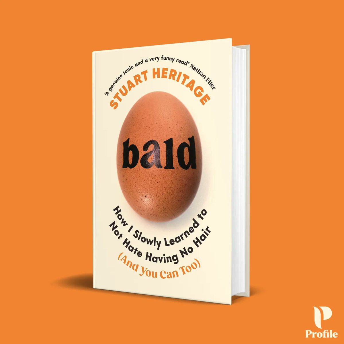 My new book Bald - about all the weird things that start to happen to you when you lose your hair - is published today. I hope you enjoy reading it, and that the bald man in your life doesn't get upset when you buy it for him as a gift uk.bookshop.org/p/books/bald-h…