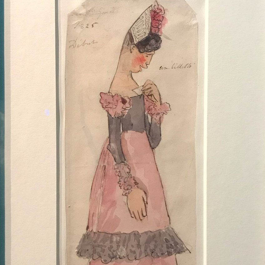 Day 4 of #OHPBarber & taking inspiration from this drawing of Maria Malibran as Rosina @V_and_A collections. Sketched in June 1825 at the King's Theatre & comedy still fresh 200 years later! #London #opera #Rossini #OHP2024