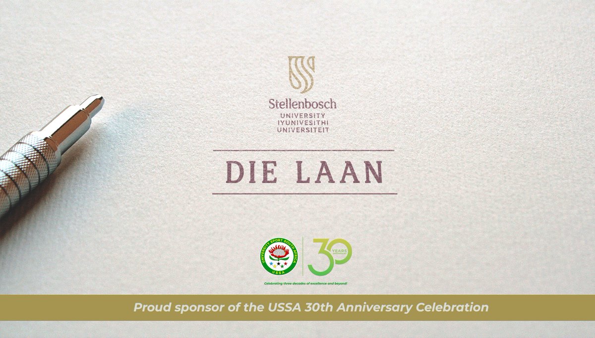 We are proud to announce Stellenbosch University's Die Laan Wines as one of our USSA 30th Anniversary Celebration Sponsors. #USSAturns30 | #UniSport