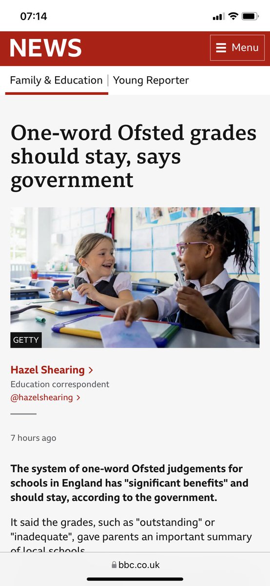 TheECTMentor's tweet photo. Is anyone going to tell them that ‘Requires Improvement’ is 2 words? #ofsted https://t.co/za76mSwKJ9