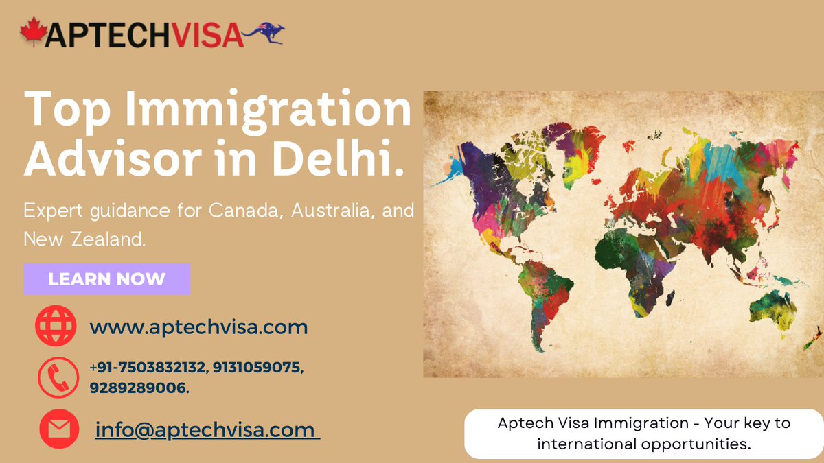 Top Immigration Advisor in Delhi for Canada, Australia, and New Zealand!
🍁 🌍✈️ 🍁 🌍✈️ 👏
immigrationconsultantweb.wordpress.com/2024/04/25/top…
🍁 🌍✈️ 
#ImmigrationAdvisor #Delhi #Canada #Australia #NewZealand #AptechVisa #ImmigrationExpert #ImmigrationConsultant #VisaConsultant