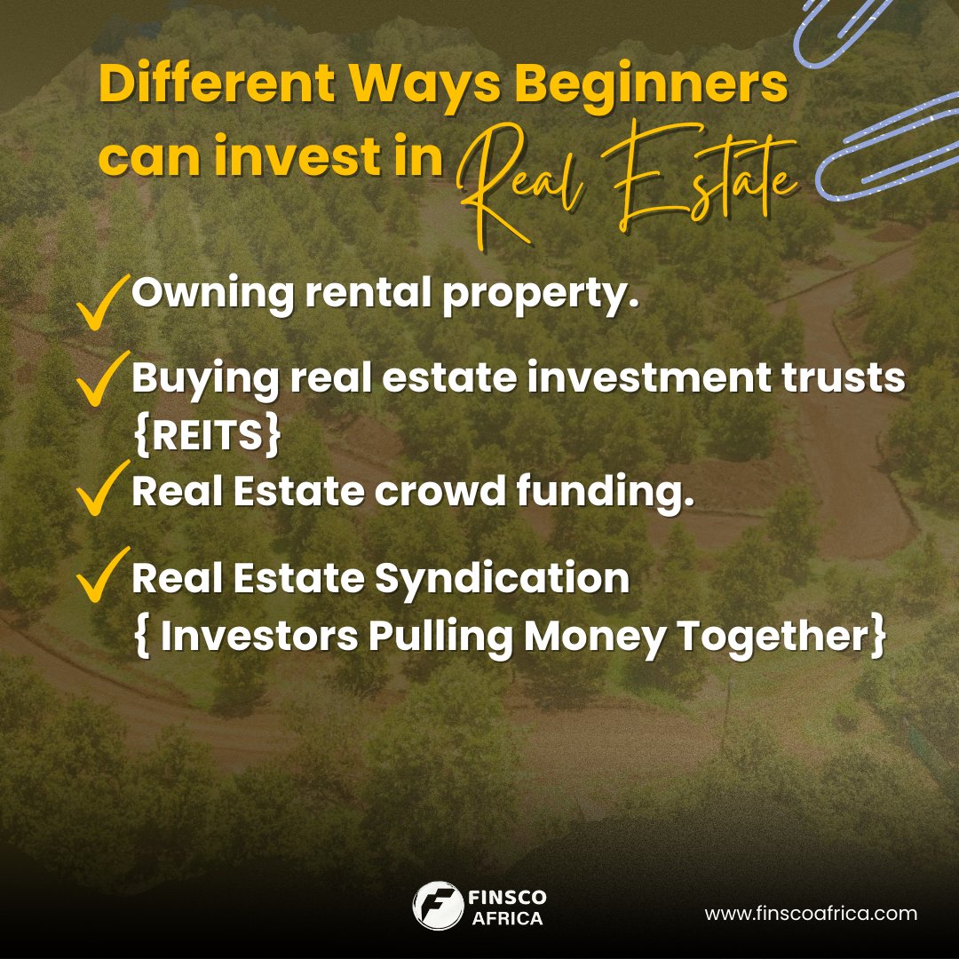 Start Small, Dream Big: Beginner-Friendly Strategies for Building Real Estate Wealth.
#finscoafrica #buildingwealth