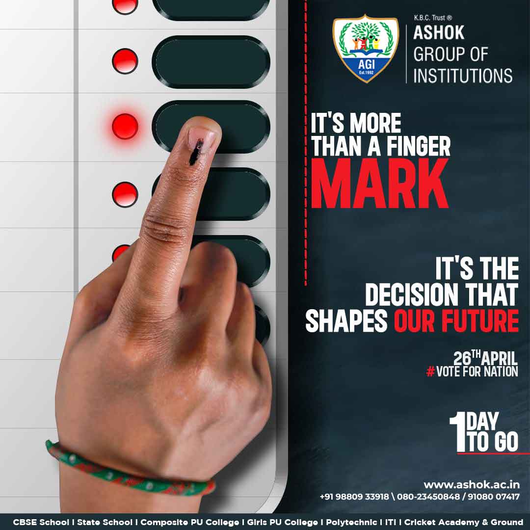 Seize the opportunity to shape the future! Vote for India✨

#IndiaVotes #ShapeTheFuture #AshokPublic