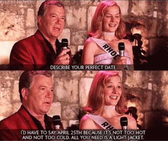 Anyway, happy Miss Congeniality day to all who celebrate. May the gods of FBI agents who are also beauty queens smile upon you and your light jacket collection.