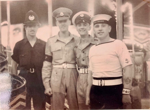 Today's Throwback Thursday pic features PC Jaime Ignacio with military colleagues on Fairground duties in 1957. Our caption is: 'Roll Up! Roll Up! Win a prize by throwing a ball to knock off a hat!' #Gibraltar @RGPolice #Police #ThrowbackThursday #TBT
