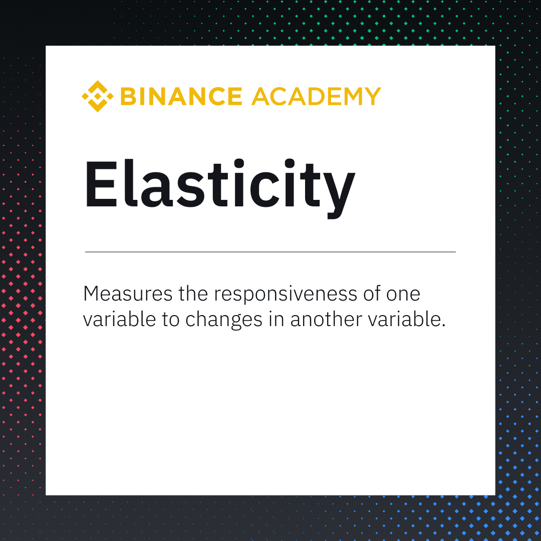 In the context of trading, elasticity can help traders identify potential arbitrage opportunities and optimize their trading strategies. Learn more in our glossary 👇 academy.binance.com/en/glossary/el…