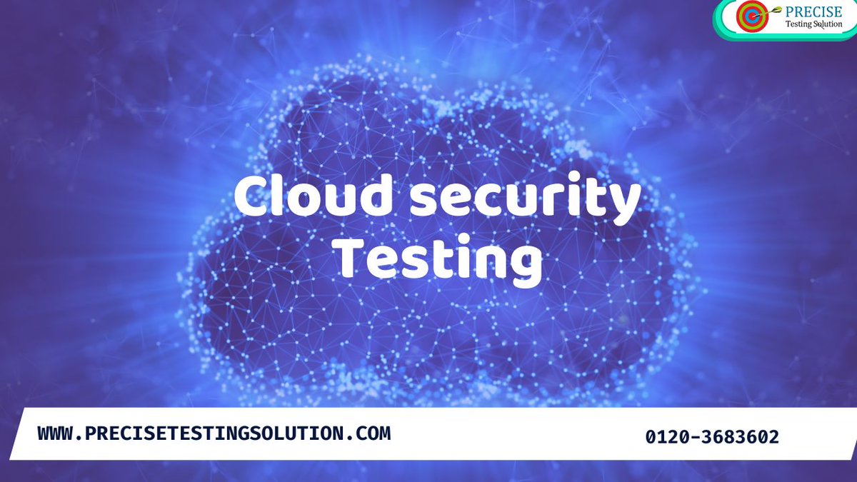 #Cloudbased #security
Cloud security Testing
Encounter peace of intellect with our Noida-based cloud #securitytesting company.

Visit our website : lnkd.in/d_7SeMfq

#softwaretesting #seleniumtesting #performancetesting #functionaltesting #Goodmorning #motivation