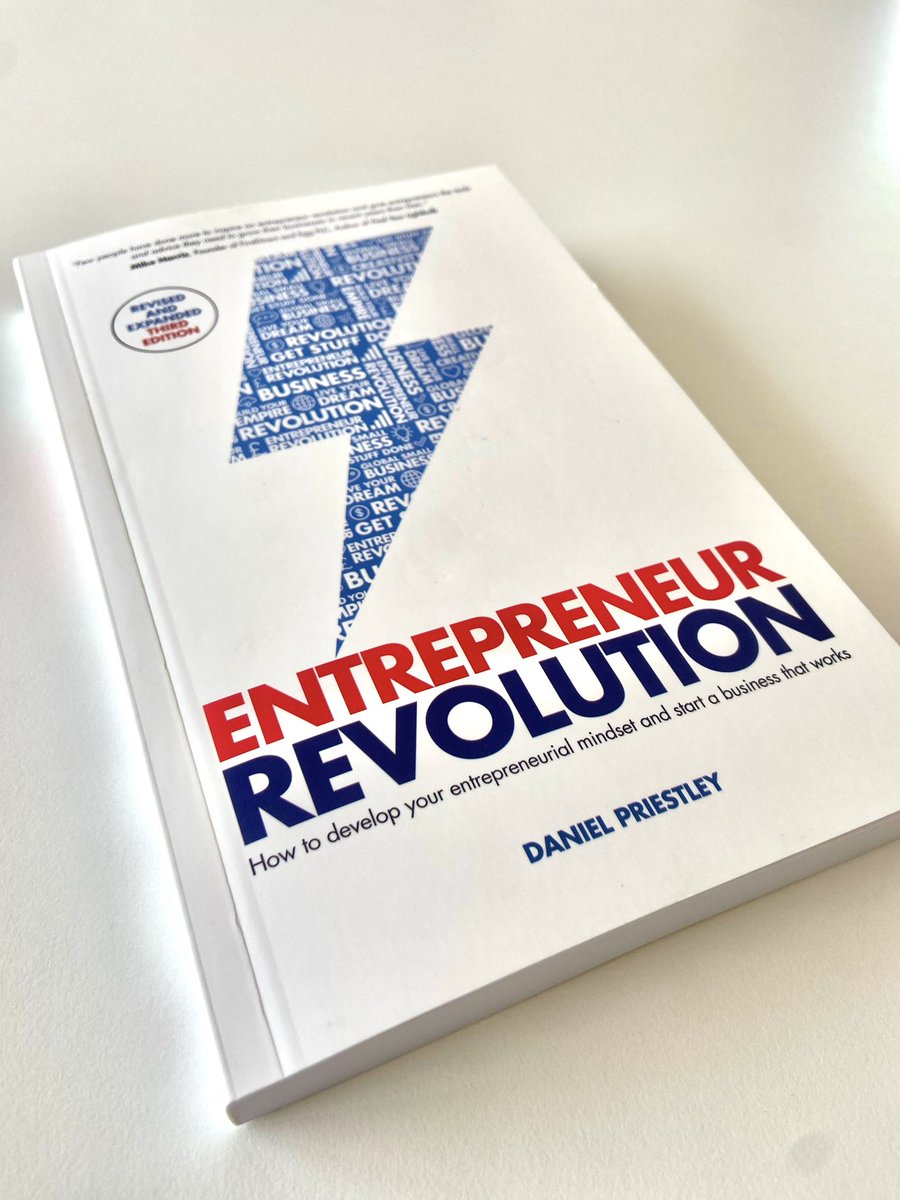 OUT TODAY! The brand new edition of Entrepreneur Revolution: How to Develop your Entrepreneurial Mindset and Start a Business that Works by @DanielPriestley - a masterclass in showing you how to become an entrepreneur, start your own business and make money. Out today!