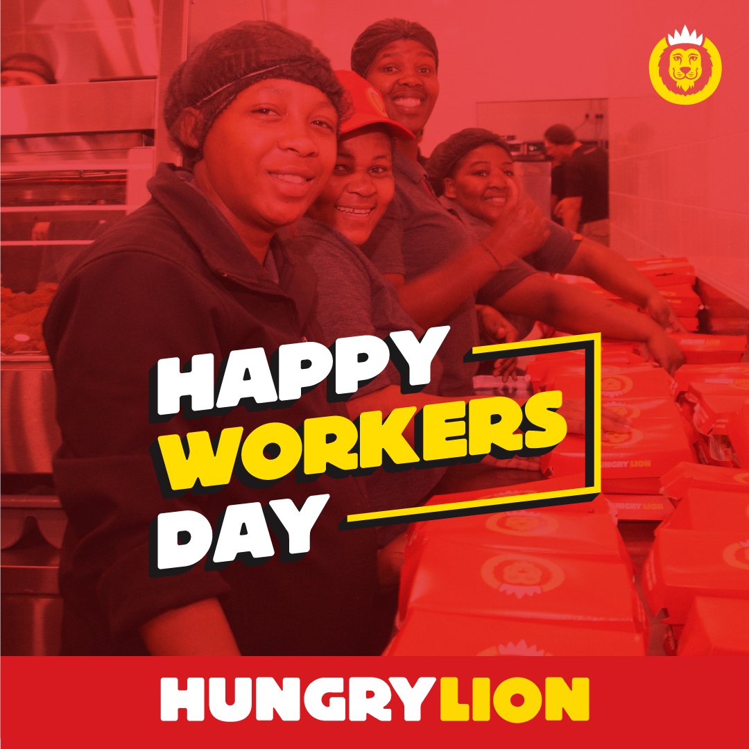 Today, we are celebrating our dedicated workers who serve our customers with great food and even better service. ✊🏼✊🏾✊🏿 Tag the hardest worker you know below, and both of you can win 1 of 5 King’s Feasts! 🎉 #WorkersDay #HungryLikeALion