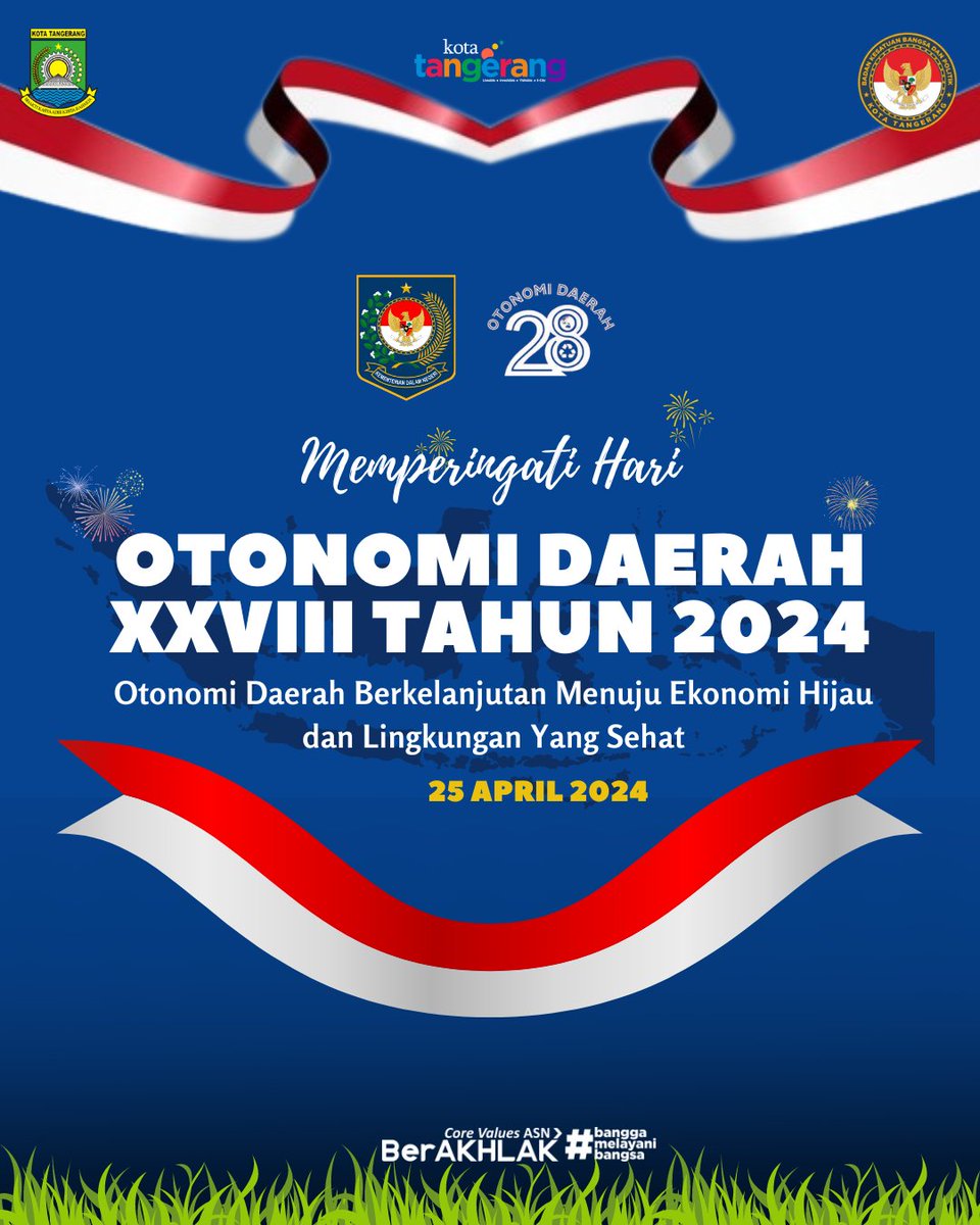 Peringatan Hari Otonomi Daerah XXVIII Tahun 2024

Otonomi Daerah Berkelanjutan Menuju Ekonomi Hijau dan Lingkungan Yang Sehat

25 April 2024