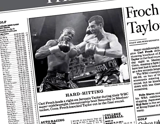 Carl Froch retained the WBC super middleweight crown #OnThisDay in 2009 with a dramatic last-gasp Round 12 TKO of Jermain Taylor at Foxwoods Resort in Mashantucket, Connecticut.