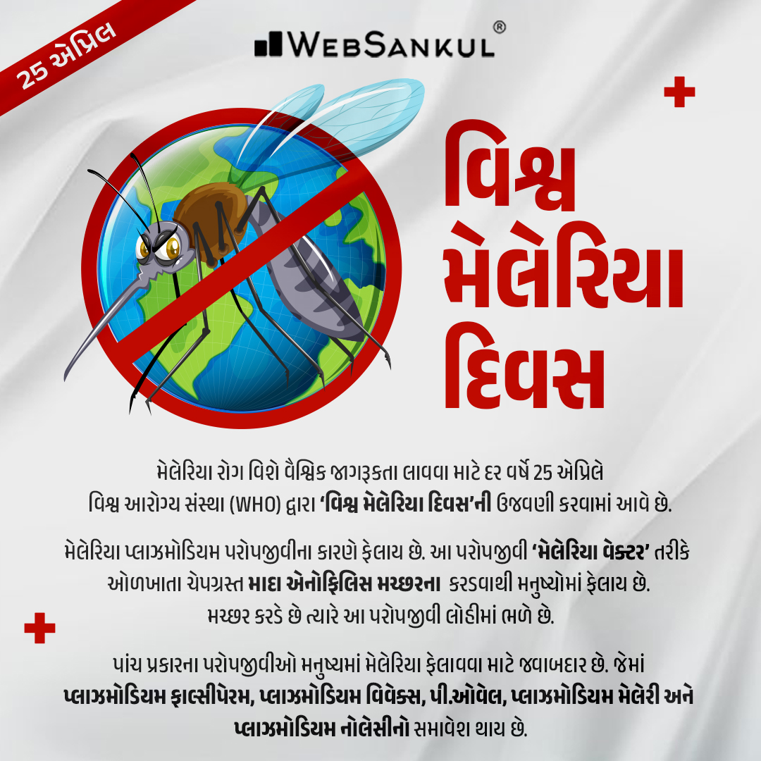WebSankulOffice's tweet photo. "વિશ્વ મેલેરિયા દિવસ" 🦟

Follow @WebSankulOffice for more ! 

#WorldMalariaDay2024 #WMD2024 #ZeroMalaria #EndMalaria #DrawTheLineAgainstMalaria #InvestinMalariaControl #WebSankul https://t.co/rQ22wWYo7f