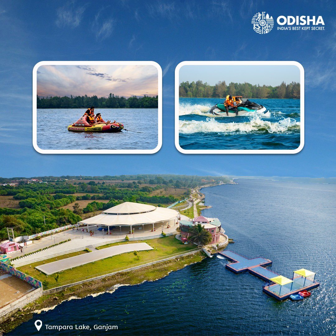 A pristine freshwater lake, a range of exciting water sports activities and a waterfront restaurant with delectable cuisine to indulge in – explore Tampara Lake for a perfect summer getaway. For details visit: odishatourism.gov.in/content/touris… #IndiasBestKeptSecret