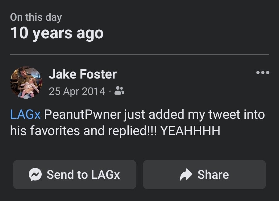 JakeFTheDog's tweet photo. @TeosGame 

Back when I was obsessed with LAGx. You were my favourite. And still are https://t.co/OcOjfFN1OP
