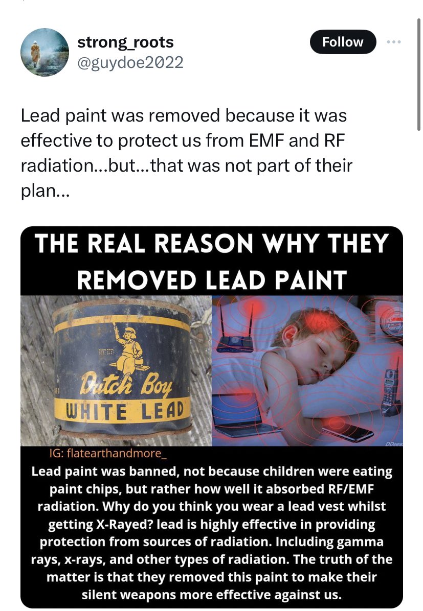 Lead paint lickers are making a comeback.