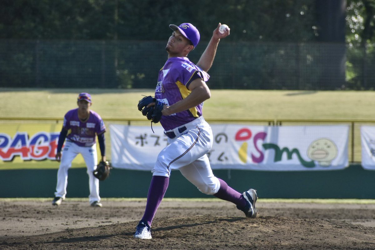 【5回表終了】
神奈川2-5巨人

この回から登板した #マルティネス 選手
相手打線を三者凡退に抑えました！

#神奈川フューチャードリームス
#翔龍門 #神奈川FD #BCリーグ