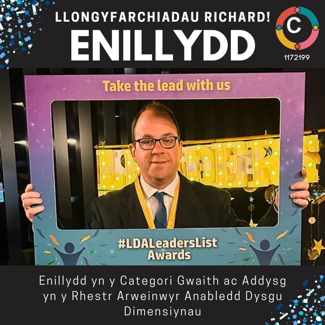 Well done to one of our most loyal fans and club volunteer RIchard Redmond. He just been awarded an LD Leaders List Award by Dimensions for promoting health screenings for people with a learning disability within his role as a health check champion, promoting self advocacy.