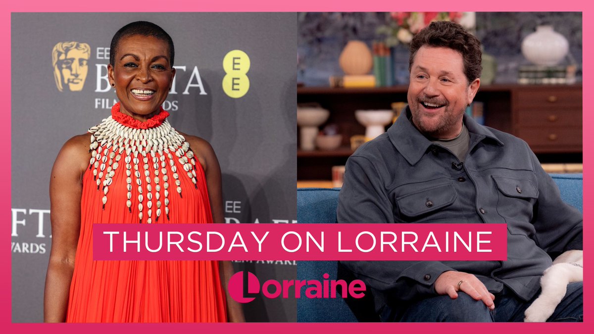 Coming up on #Lorraine 💕 📖 Actor, author and radio star @mrmichaelball is here to talk about releasing the paperback version of his new book, 'Different Aspects'. 📺 Adjoa Andoh aka Lady Danbury in Netflix's series Bridgerton, joins the show. 💄 Award-winning beauty and…