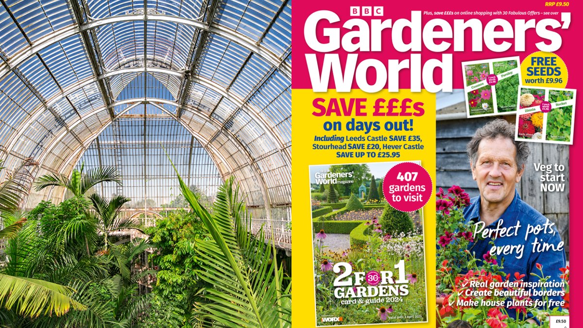 MSE_Deals's tweet photo. If you buy this month's £9.50 Gardeners' World magazine, you'll get a year's 2for1 pass for 407 UK gardens, including Leeds Castle, Haddon Hall and more ⛲️

https://t.co/VxsrCJbwWF https://t.co/p4qxIzhRYx