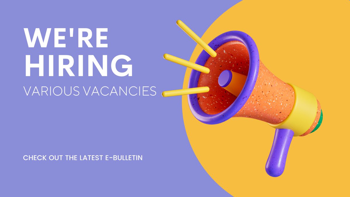 ✨NEW! Job Opportunities✨ 👉YouthBorders and a number of our members currently have job opportunities on offer. ❓Why not check out our latest E-Bulletin to find out more? ⏳You still have time to apply... 🔎ow.ly/ASPx50Rg6q8