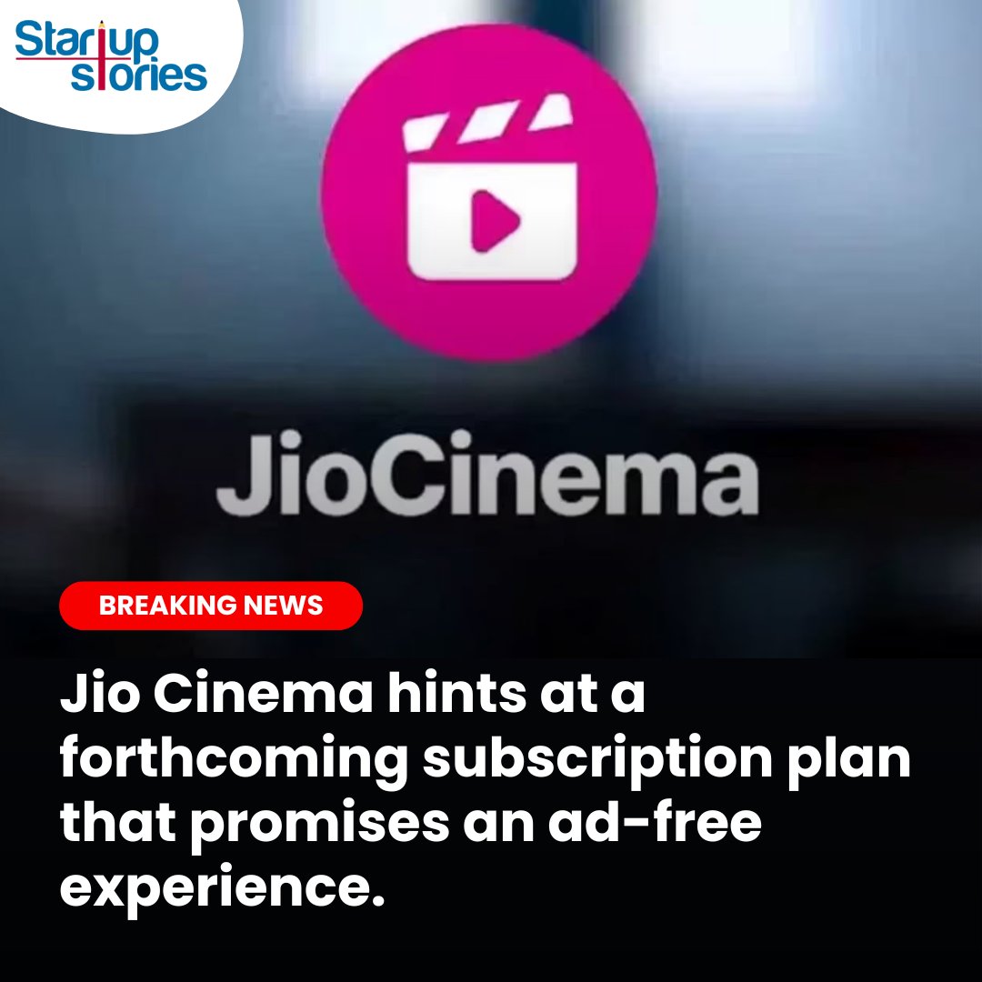 JioCinema is gearing up to unleash an ad-free subscription, set to rival the likes of Netflix and more.

#StartupStories #SS #JioCinema #Jio #Netflix #Disney #News #IPL