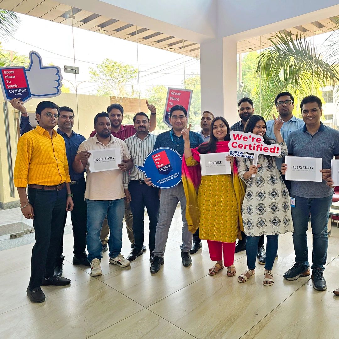 Cyfuture Cloud, a distinguished brand under Cyfuture, has once again achieved the esteemed title of being Great Place to Work® Certified
#Cyfuture #greatplacetowork #cyfuturelife #workplace